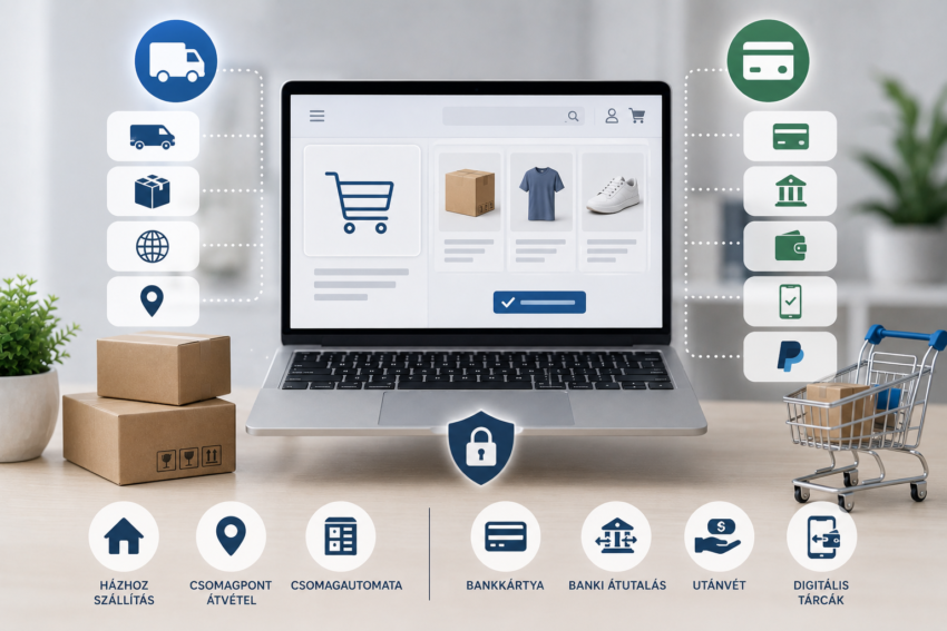 Szállítási és fizetési módok webáruházaknak